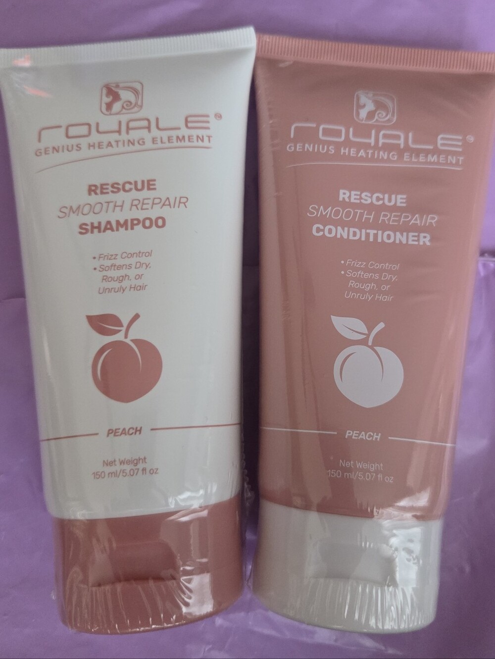 Rescue Smooth Repair Peach Shampoo & Conditioner Set — Peach